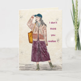 TARJETA DE ALENTAMIENTO ESPECIAL PARA CHICAS