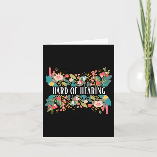 Tarjeta De Alerta Auditiva Y Diseño De Concienciación Para (Anverso)