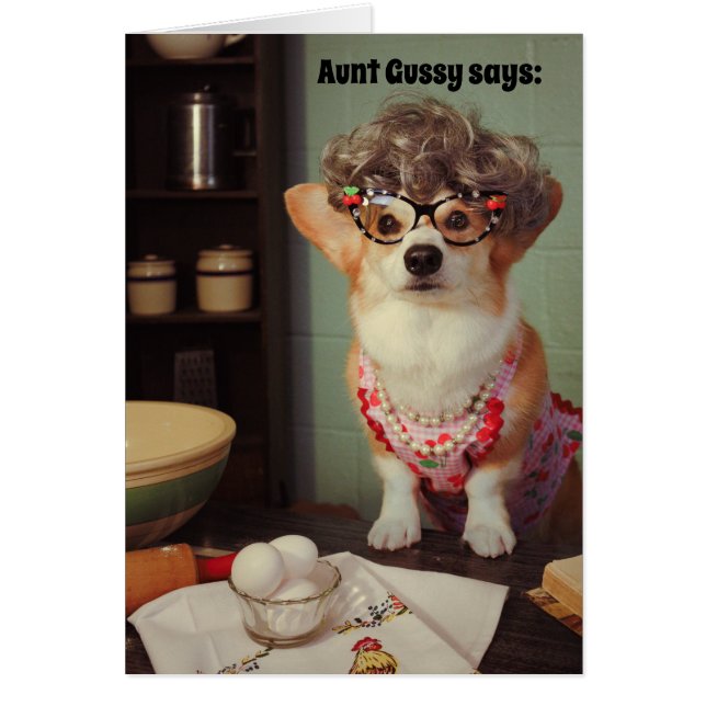 Tarjeta de aliento Corgi (Frente)