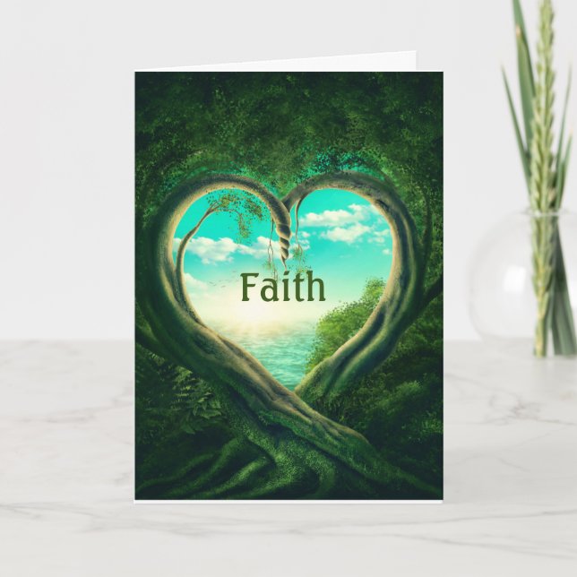 Tarjeta de aliento cristiano (Anverso)