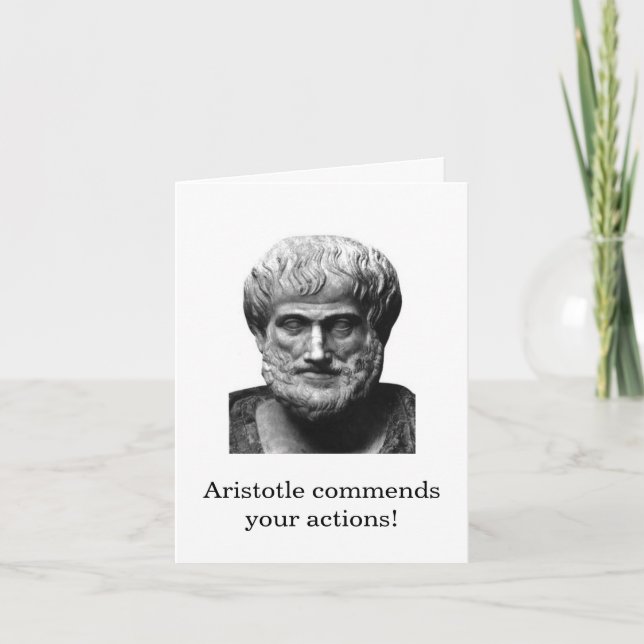 Tarjeta de aliento de Aristóteles (Anverso)