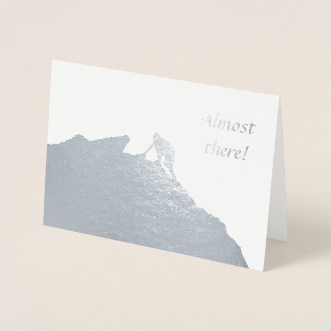 Tarjeta de aliento de casi allí (Anverso)