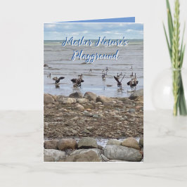 Tarjeta de aliento de "Madre Naturaleza en el recr