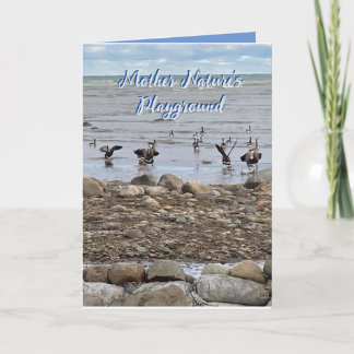Tarjeta de aliento de "Madre Naturaleza en el recr