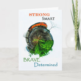 Tarjeta de aliento del tren