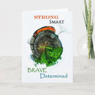 Tarjeta de aliento del tren