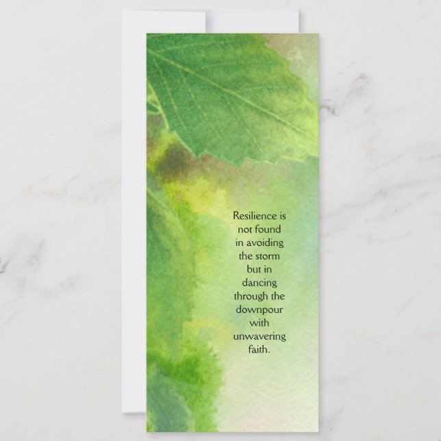 Tarjeta de aliento e inspiración. (Anverso)