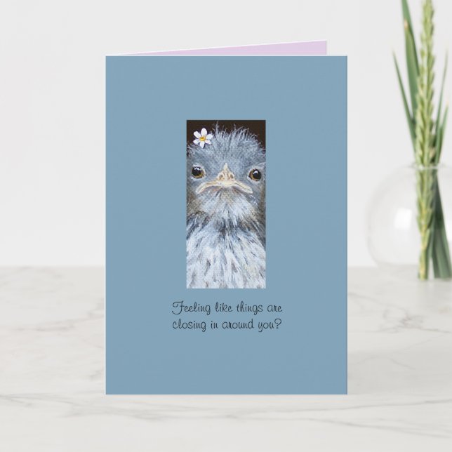 tarjeta de aliento para aves dulces (Anverso)