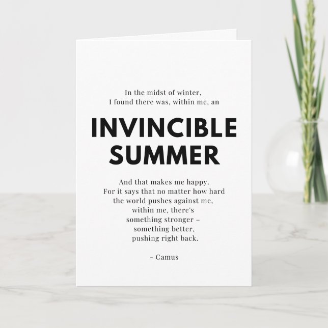 Tarjeta de aliento para cuidadores - Verano invenc (Anverso)