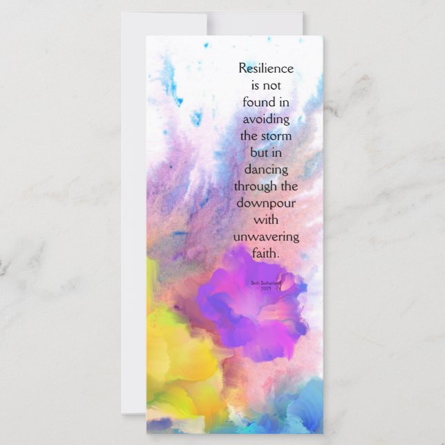 Tarjeta de aliento para ella (Anverso)