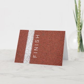 Tarjeta de aliento para la finalización de Chemo