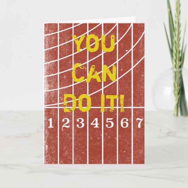 Tarjeta de aliento para los ejecutores de pista (Anverso)