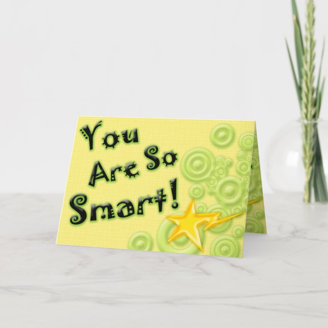 Tarjeta de aliento para niños - Estoy tan orgullos (Anverso)