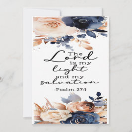 Tarjeta de aliento para salmos 27:1