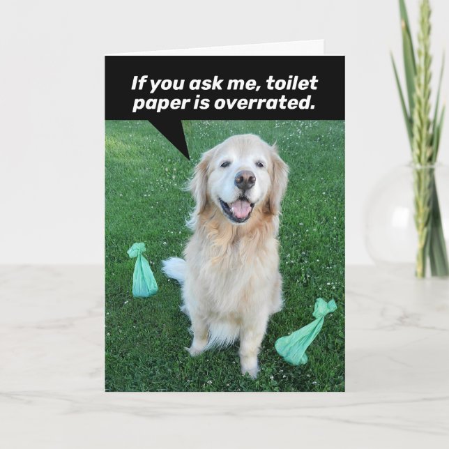Tarjeta de aliento TP de Golden Retriever (Anverso)