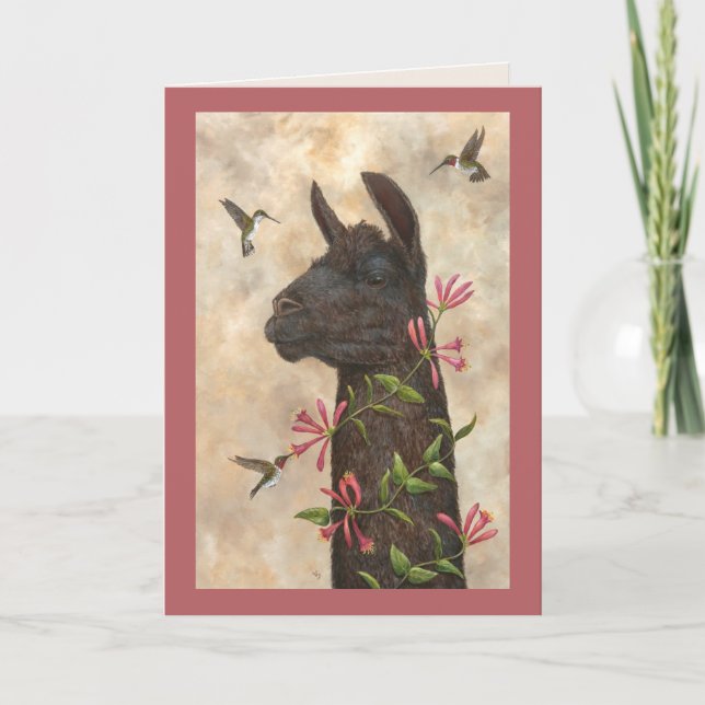 Tarjeta de alimentador de colibrí (Anverso)