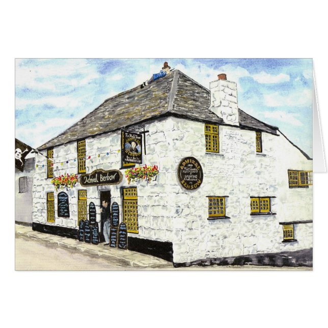 Tarjeta de "almirante Benbow" (Anverso (Horizontal))