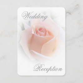 Tarjeta De Alojamiento De La Recepción De Boda Pea