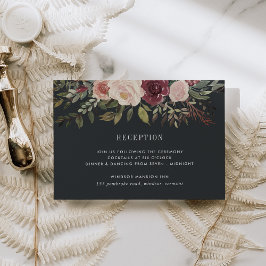 Tarjeta de Alojamiento de la Recepción de la Boda 