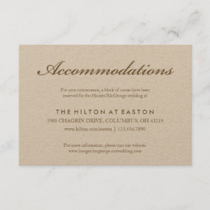 Tarjeta de alojamiento de Rosa en Sepia