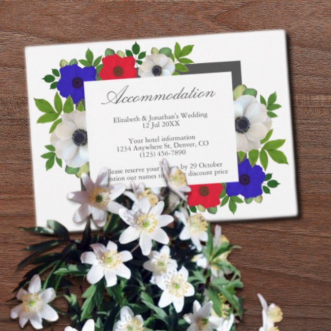 Tarjeta de alojamiento para Bodas Patriotic Panda  (Subido por el creador)