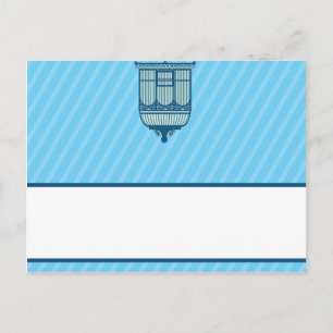 Tarjeta de alojamiento para lugar de escritura/jau