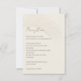 Tarjeta de Alojamiento Tropical Minimal Beach