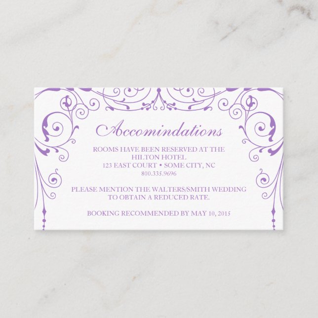 Tarjeta De Alojamiento Vintage Ironworks (Anverso)