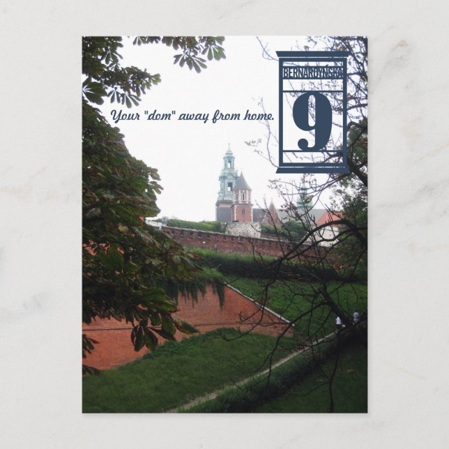 Tarjeta de alquiler de lujo de Cracovia (Anverso)