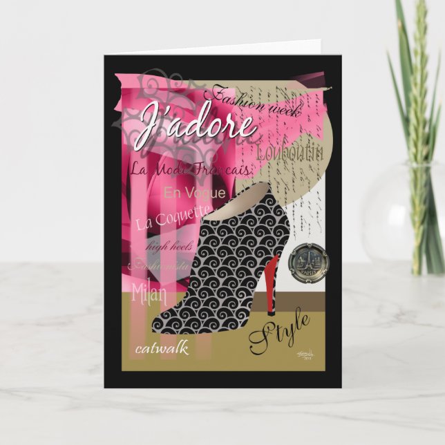 Tarjeta de alta costura (Anverso)