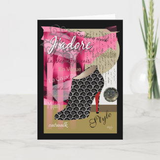 Tarjeta de alta costura