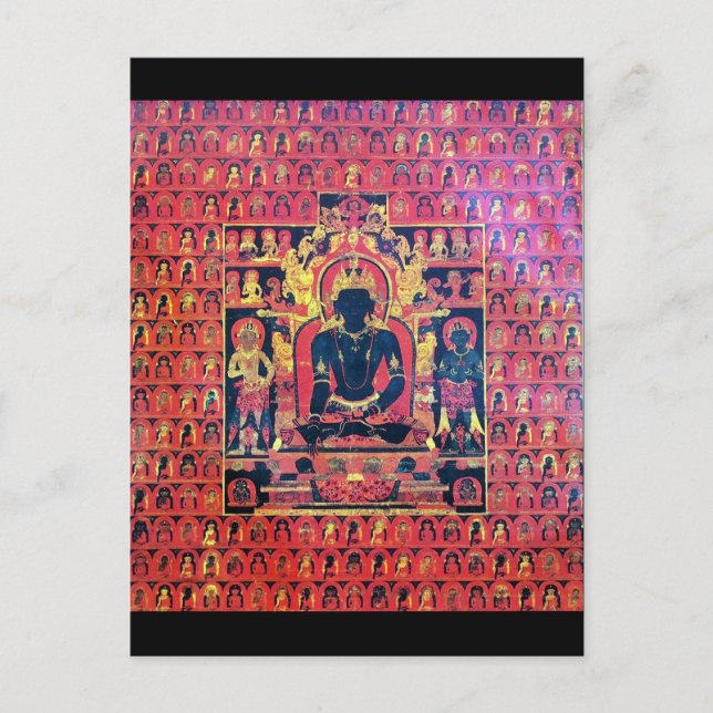 Tarjeta de altar de Buda Akshobya (Anverso)