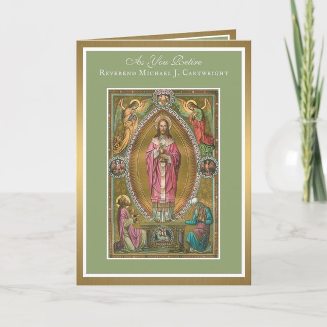 Tarjeta de Altar del Sacerdocio de Retiro Jesús (Anverso)