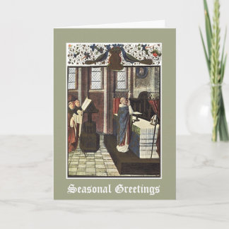 Tarjeta de Altar del Sacerdote Catedral de navidad