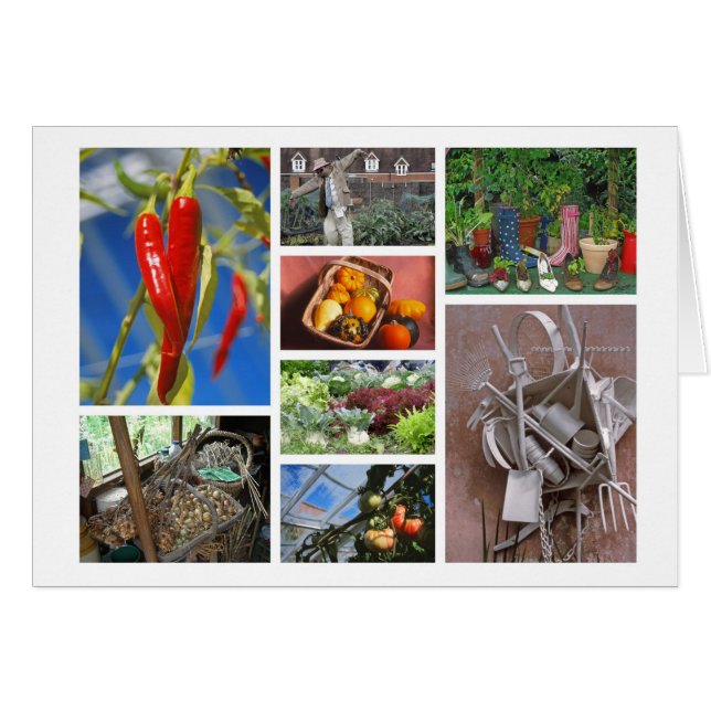 Tarjeta de amante de la jardinería (Anverso (Horizontal))