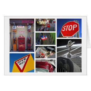 Tarjeta de amante de los coches