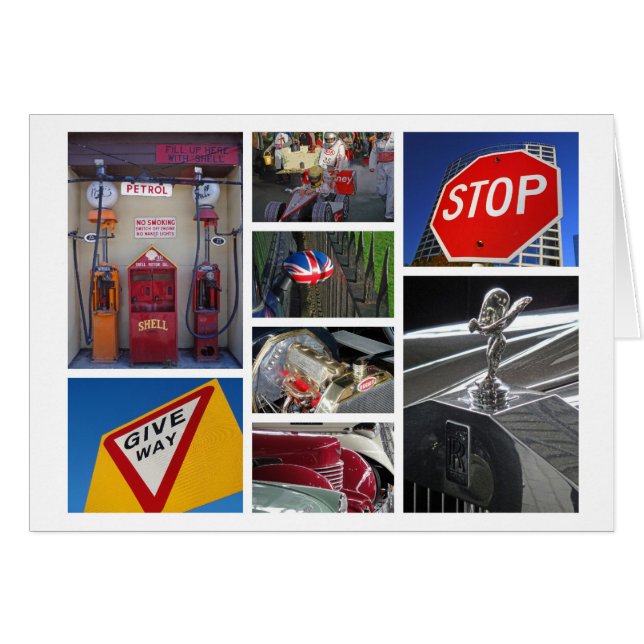 Tarjeta de amante de los coches (Anverso (Horizontal))