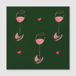 Tarjeta de amante del vino