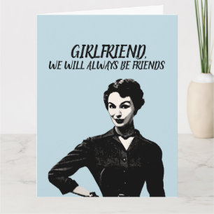 TARJETA DE AMIGA FUNNY DE CUMPLEAÑOS FEMENINA DE R