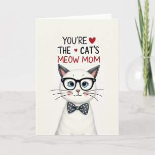 Tarjeta de Amiga Gatita de Lunares