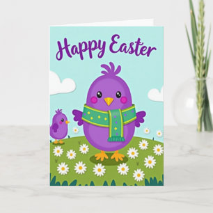 Tarjeta de amigo aviar alegría de primavera