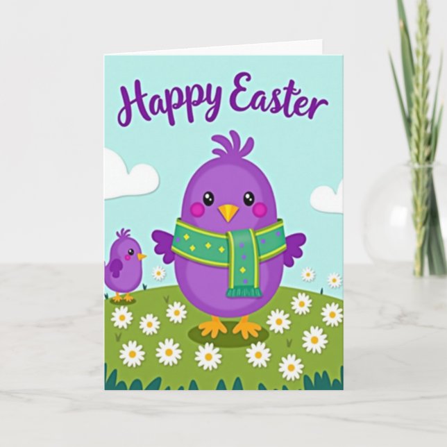 Tarjeta de amigo aviar alegría de primavera (Anverso)