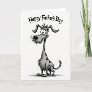 Tarjeta de amigo caprichosa para el Día del Padre