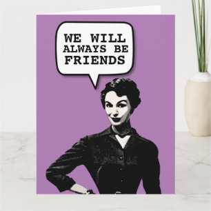 TARJETA DE AMIGO CHICA DEL CUMPLEAÑOS DE RETRO HOU