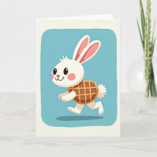 Tarjeta de amigo con dulce pastelito horneado