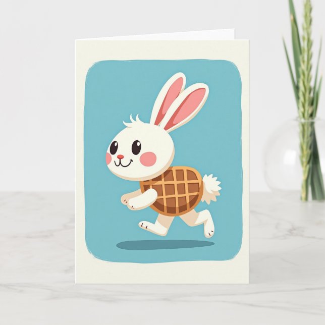 Tarjeta de amigo con dulce pastelito horneado (Anverso)