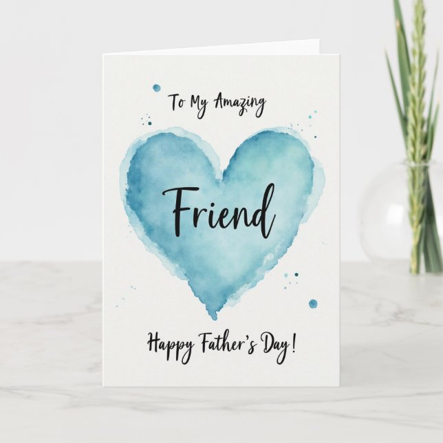 Tarjeta de Amigo Corazón Sereno (Anverso)