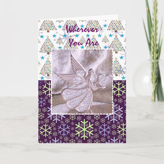 Tarjeta de amigo de Navidad de Feliz (Anverso)