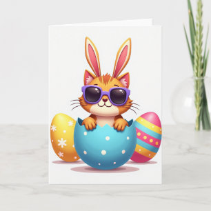 Tarjeta de amigo felino caprichoso