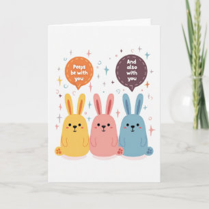 Tarjeta de amigo 'Peeps Be With You'